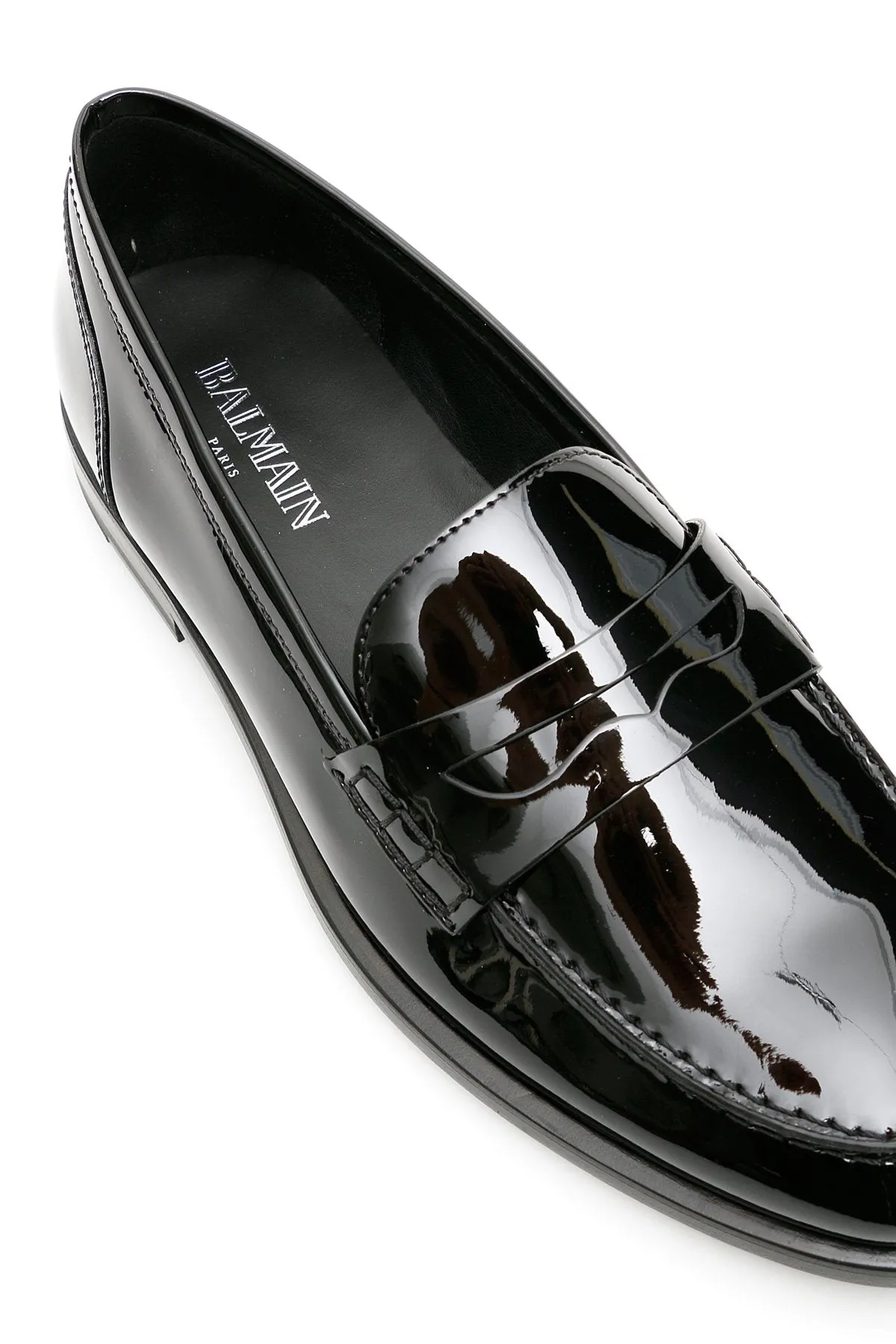 Balmain Patent Loafers