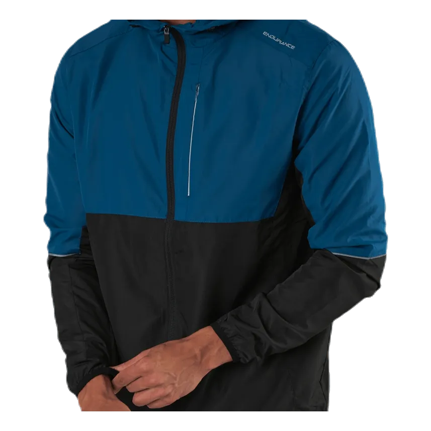 Thorow Running Jacket With Hood Blue